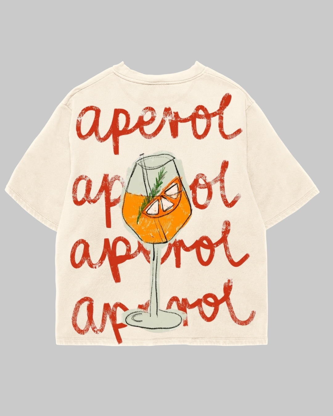 Tricou Oversized Aperol